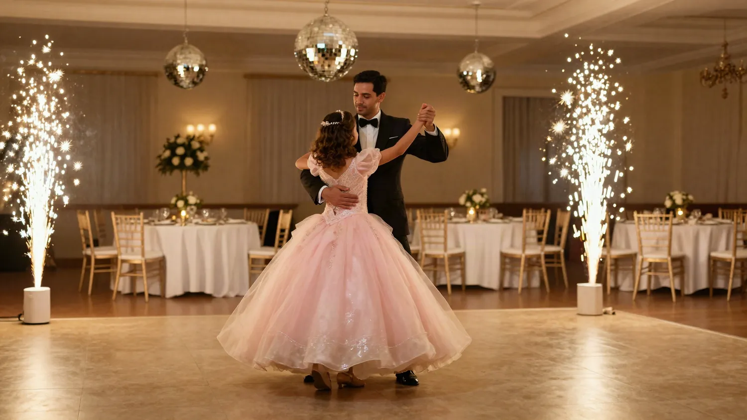 El vals en una fiesta de 15